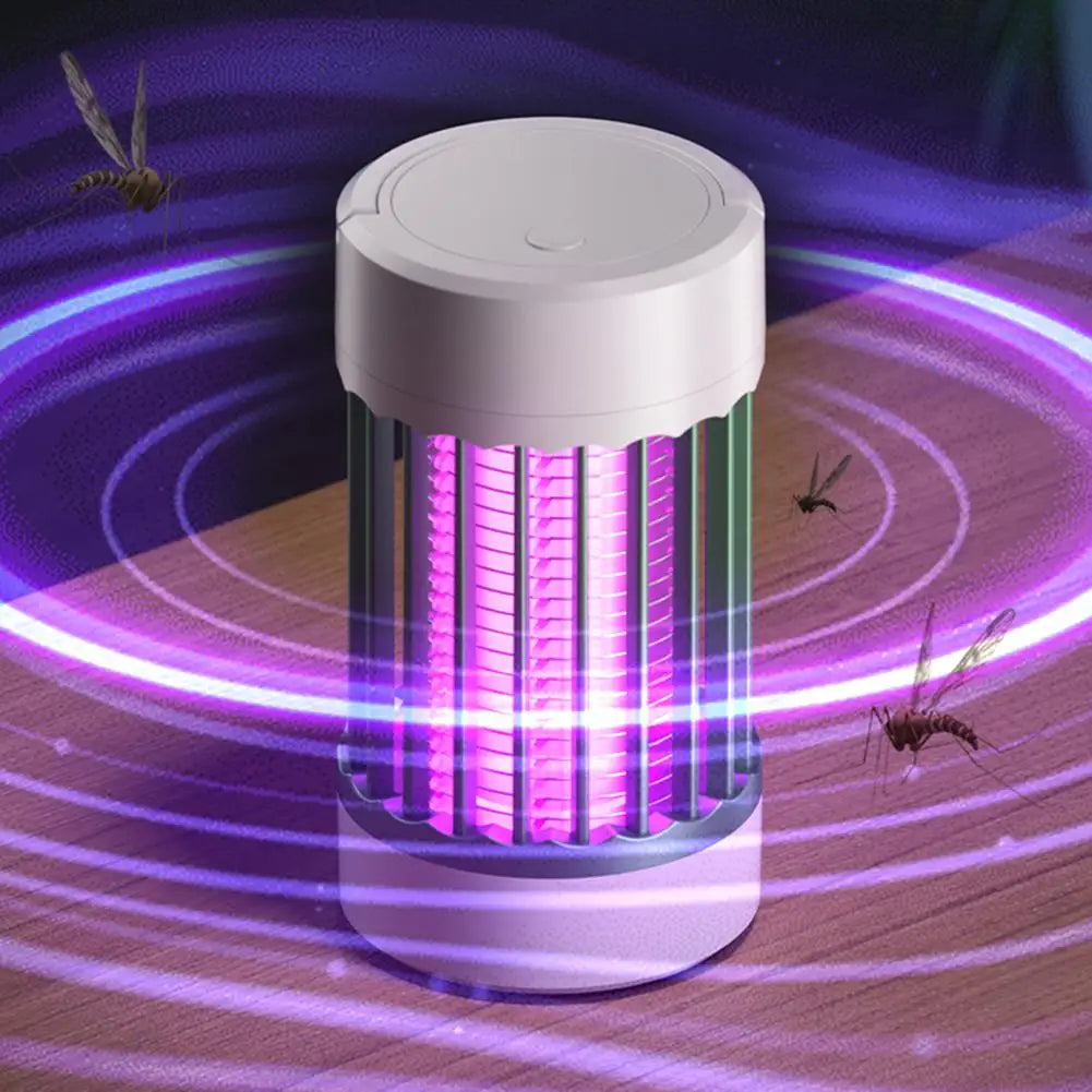 Electric Shock Mosquito Killer Lamp UV Light USB anti Mosquito Trap for Bedroom Outdoor Camping Use Kills Moths Wasps Gnats