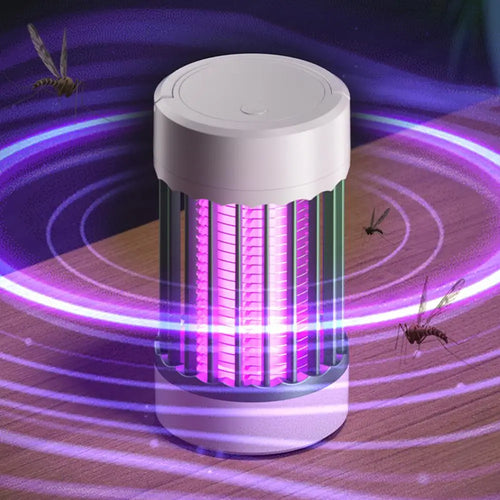 Electric Shock Mosquito Killer Lamp UV Light USB anti Mosquito Trap for Bedroom Outdoor Camping Use Kills Moths Wasps Gnats