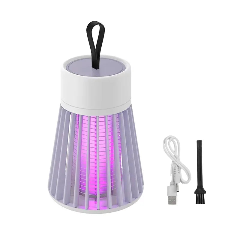 USB Type-C Mosquito Killer Lamp Electric Bug Zapper UV Insect Trap for Bedroom Outdoor Camping Gnats Flies Wasps